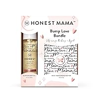 Honest Mama Body + Belly Bump Love Bundle | Moisturizing, Plant-Based Oil + Stretch Mark Butter Cream
