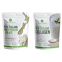 100% Grass Fed New Zealand Whey Protein Isolate & Collagen Powder Bundle