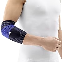 Bauerfeind - EpiTrain - Elbow Support - Targeted Compression for Chronic Elbow Pain - Size 4 - Color Black