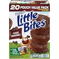 Entenmann's Little Bites Fudge Brownie Mini Muffins 20 pouches