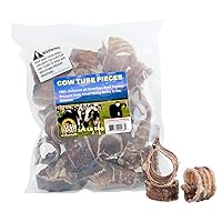 Beef Trachea Pieces - 3/4 Pound Bag - Sourced and Made in USA Only