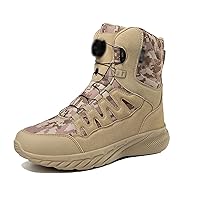 Men's Tactical Military Boots Casual Shoes Leather Military Boots Motorcycle Ankle Combat Boots