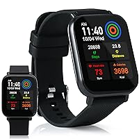 Zewa® Fitness Smart Health Watch, Oxygen Level Monitoring, Continuous Pulse Measurement, Call & SMS Notifications, Measurement, Tracks Time, Steps, Distance, Calories.