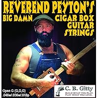 Reverend Peyton's Big Damn 3-string Cigar Box Guitar Strings - Electric Medium GDG