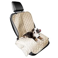 Universal Water-Resistant Quilted Single Car Seat Protector - Clay, One Size