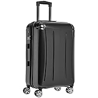 Amazon Basics Oxford Expandable Spinner Luggage Suitcase with TSA Lock - 28 Inch, Black