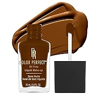 Black Radiance Color Perfect Liquid Full Coverage Foundation Makeup, Double Fudge, 1 Fl Oz