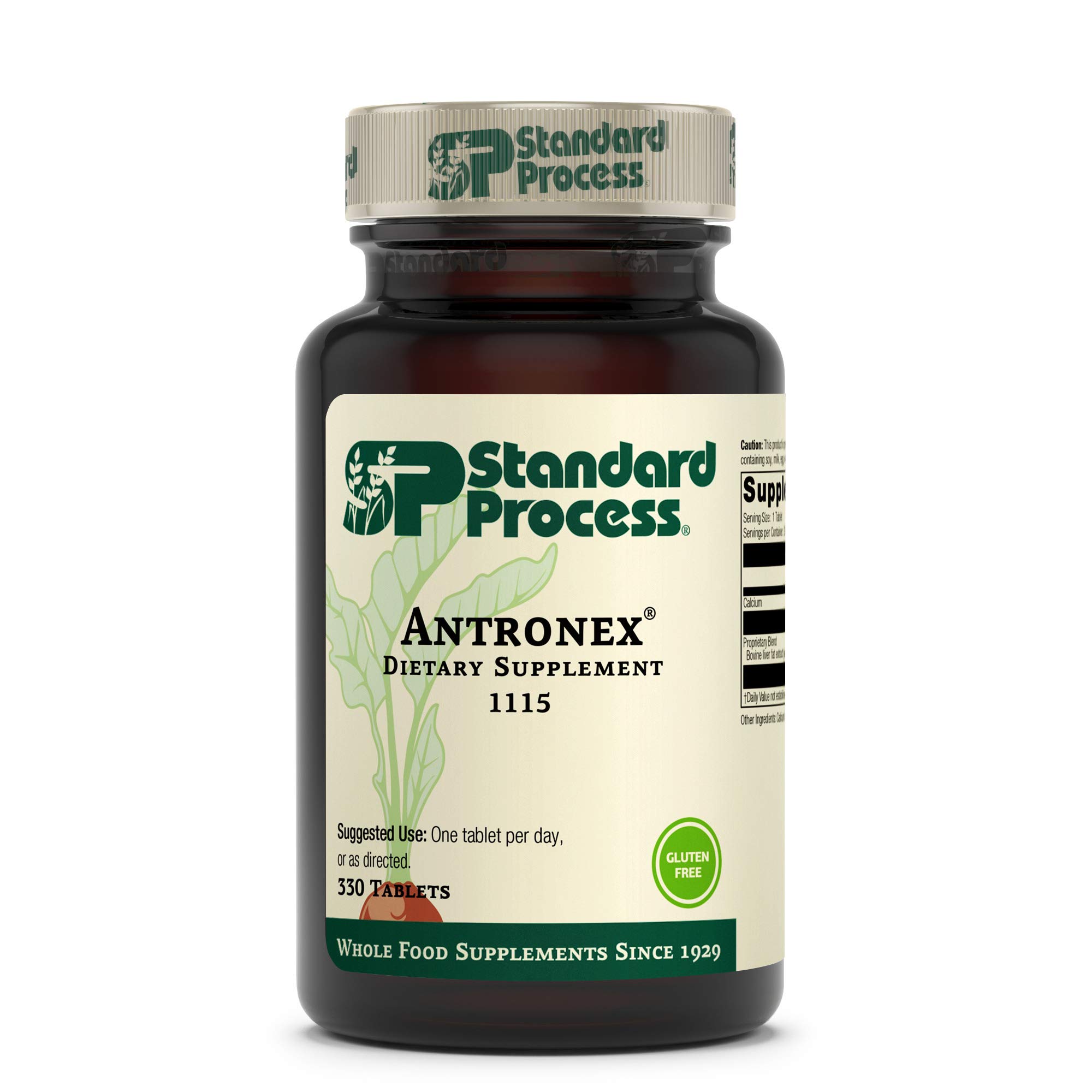 Standard Process Antronex - Whole Food Immune System Support and Liver Health Supplement with Calcium - 330 Tablets