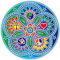 Living Energies Mandala - Window Sticker / Decal (5.5