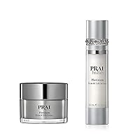 Beauty Platinum Serum and Creme Duo - Deeply Hydrating, Anti Aging Face Serum & Face Creme - Antioxidant Rich Platinum - Anti Aging Face Lotion - Lock in Moisture, Boost Collagen, Fills Wrinkles
