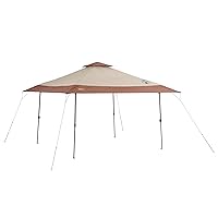 Coleman Back Home Pop-Up Canopy Tent, 13x13ft Portable Shade Shelter Sets Up in 3 Minutes with UPF 50+ Sun Protection, Great for Campsite, Park, Backyard, Tailgates, Beach, Festivals, & More