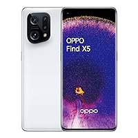 Oppo Find X5 Dual-SIM 256GB ROM + 8GB RAM (GSM Only | No CDMA) Factory Unlocked 5G Smartphone (White) - Internatioanl Version