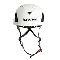 Meka II Climbing and Zipline Safety Helmet - White, 6.25-Inch H x 10.3-Inch L x 8.25-Inch W