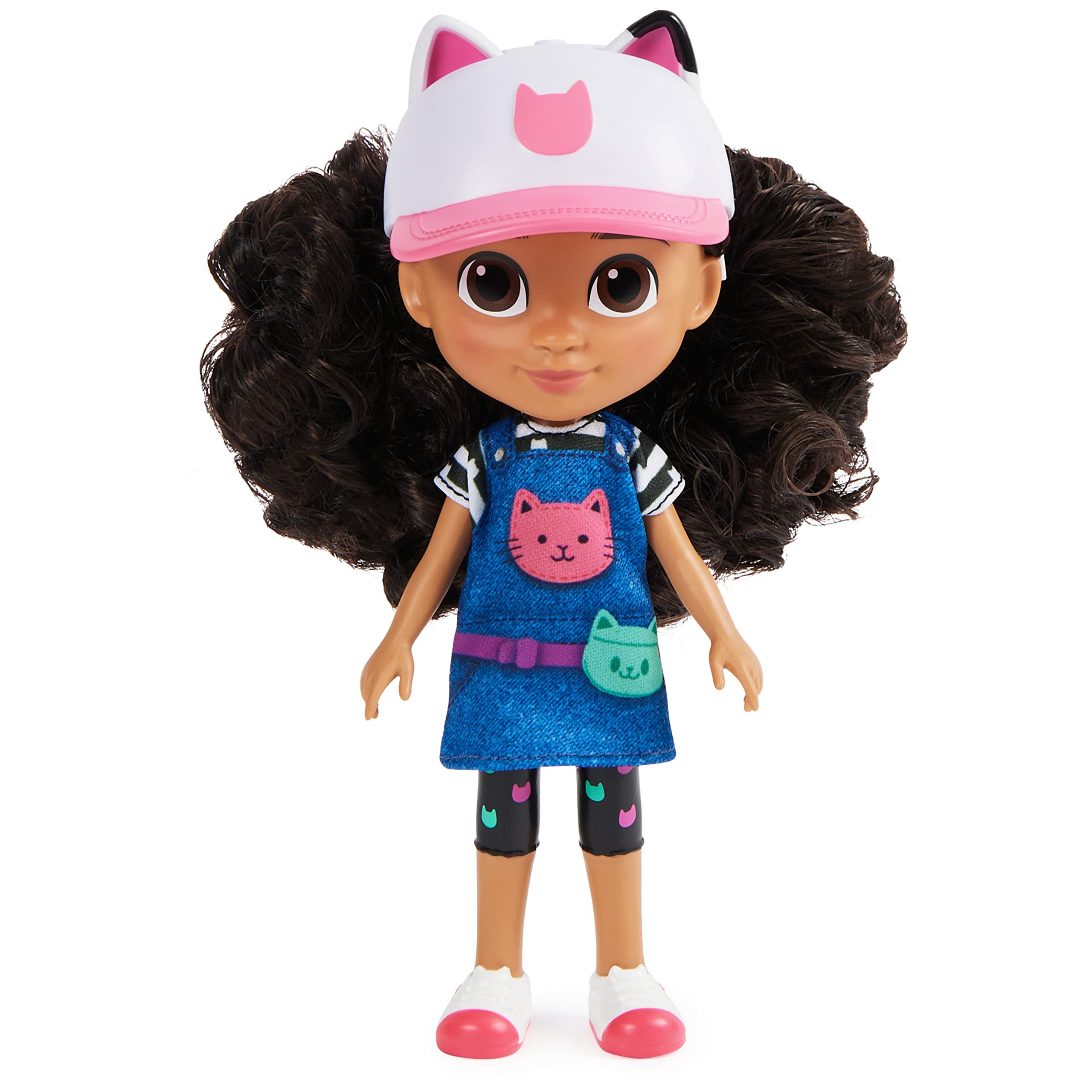 Gabby's Dollhouse, 8-inch Gabby Girl Doll (Travel Edition) with Accessories, Kids Toys for Ages 3 and up