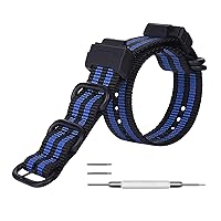 Nylon Strap Replacement Watch Bands Compatible with Casio G-Shock Watch Model GA-100 / GA-110 / GA-100C / GA-300 / GA-120 / GA-200/ GD-100 /GA-140/GA-735/GA-800/DW-5600/DW-5610/DW-5305/DW-6900/GW-6900