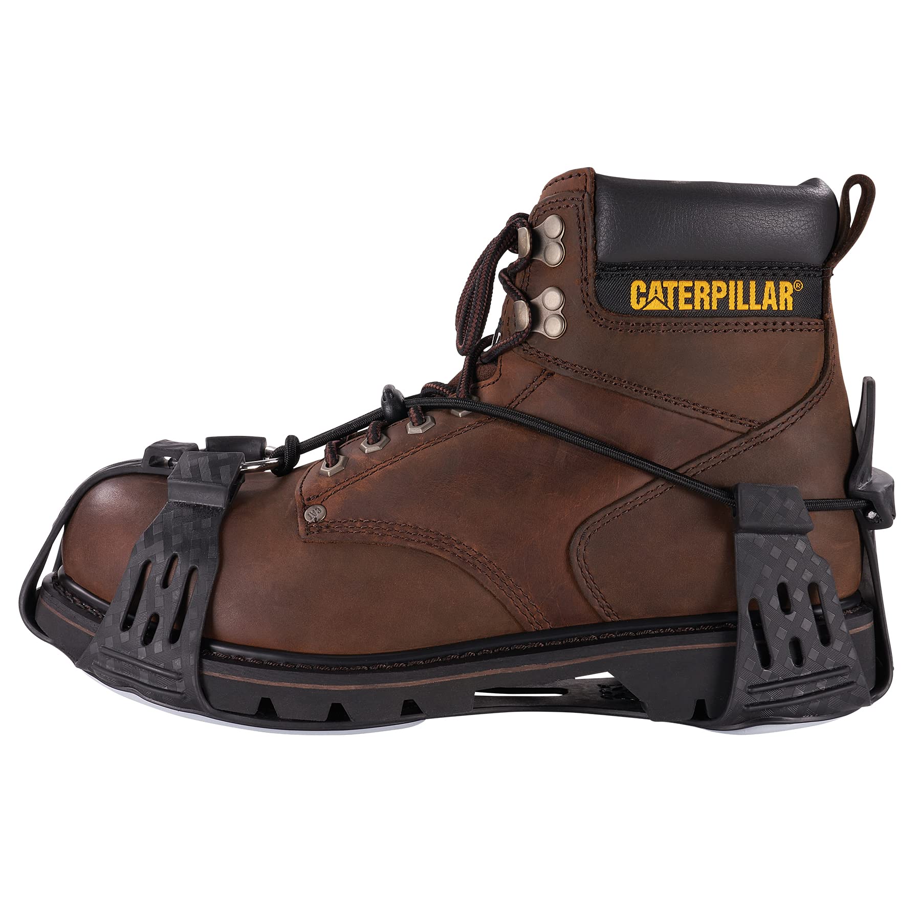 Ergodyne TREX Slip-On Indoor Anti-Slip Shoe Traction, Oil Resistant Anti Slip Soles for Boots, XL, Black