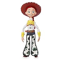 DISNEY Store Official Jessie Interactive Talking Action Figure from Toy Story, 15 Inches, Features 10+ English Phrases & Sounds, Interacts with Other Figures, Removable Hat, Ages 3+
