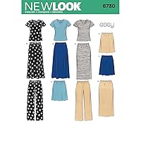 New Look Sewing Pattern 6730 Misses Separates, Size A (S-M-L-XL)