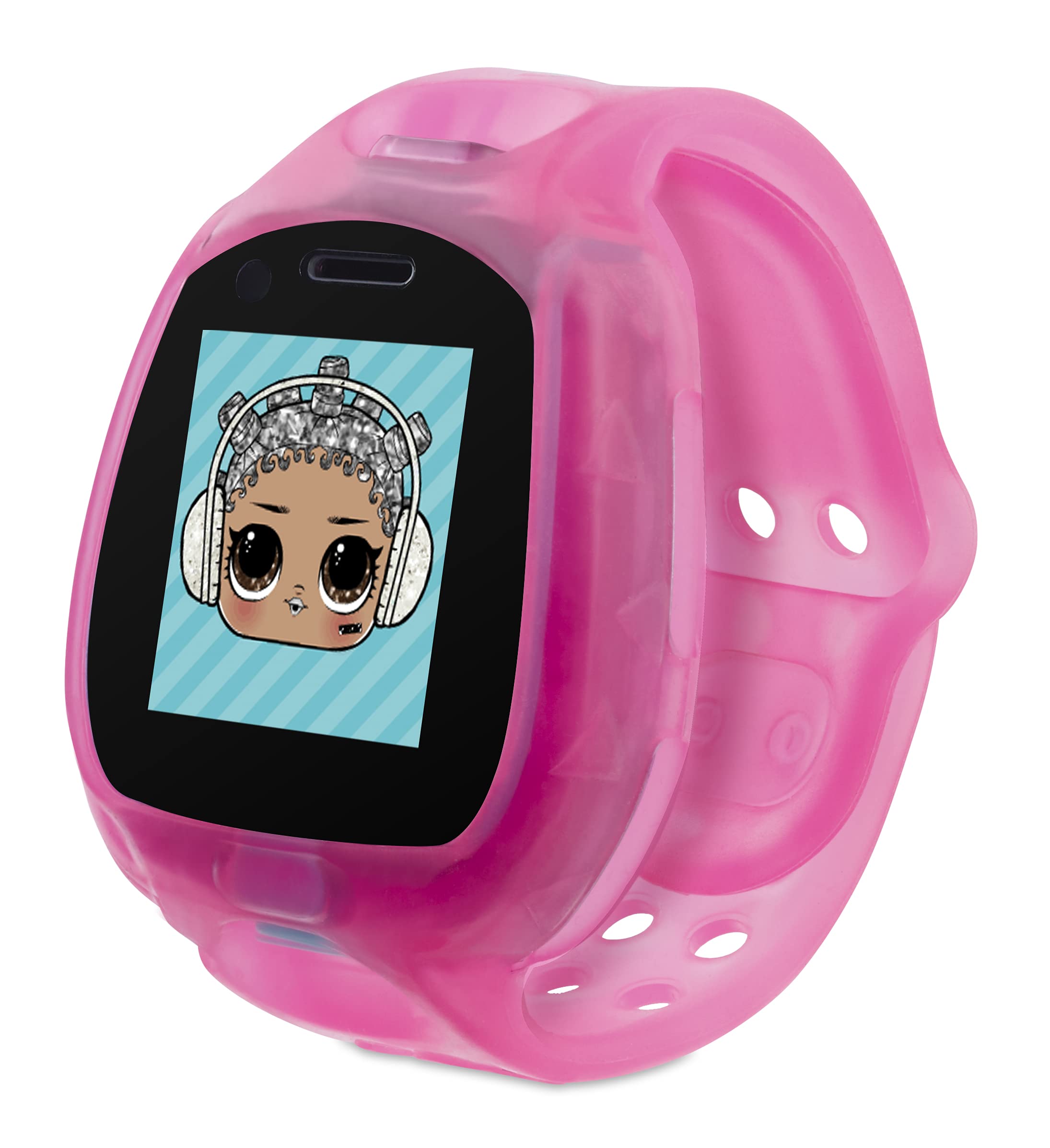LOL Surprise Smartwatch & Camera 2.0 w Head-to-Head Gaming, Motion-Activated Selfies, Games, Pedometer, Splashproof, Wireless Connectivity, Gift for Kids, Smart Watch for Girls and Boys Ages 4 5 6+