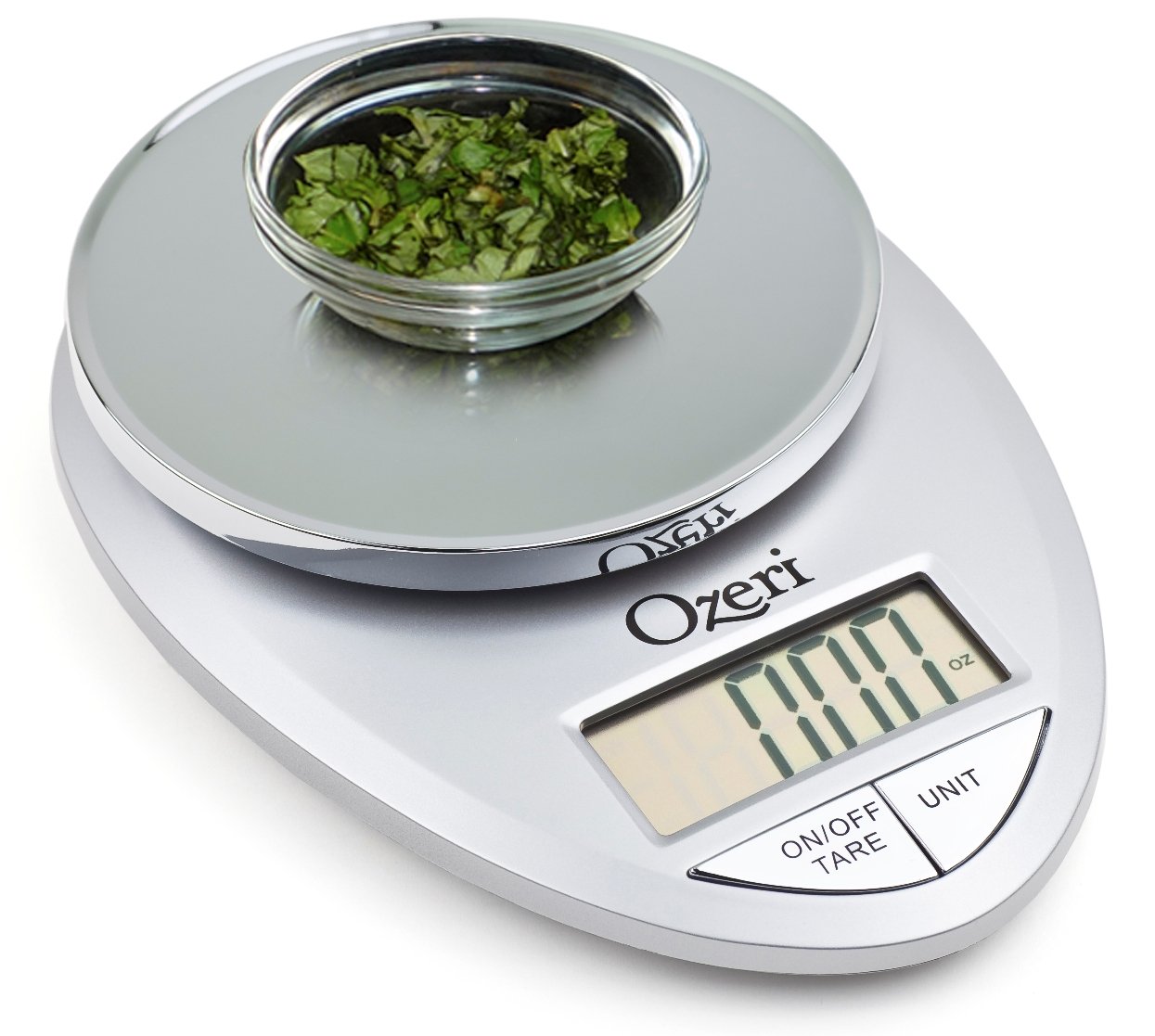 Ozeri Pro Digital Kitchen Food Scale, 0.05 oz to 12 lbs (1 gram to 5.4 kg)