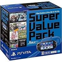 PlayStation Vita Super Value Pack Wi-Fiモデル ブルー/ブラック