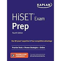 HiSET Exam Prep: Practice Tests + Proven Strategies + Online (Kaplan Test Prep) HiSET Exam Prep: Practice Tests + Proven Strategies + Online (Kaplan Test Prep) Paperback