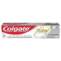 Colgate Total Clean Mint Toothpaste, 10 Benefits, No Trade-Offs, Sensitivity and Whitening Toothpaste, 4.8 oz Tube