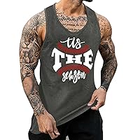 Men's Baseball 3D Print Casual Loose Tops Training Sport Fitness Breathable Shirts Sleeveless Muscle Pullover Shirts