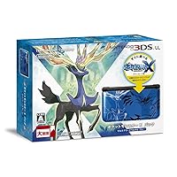 NINTENDO 3DS LL Pocket Monsters X pack Xerneas Yveltal Blue (Japanese Region Games Only)