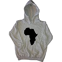 Africa Outline Grey Kids Hoodie