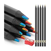 12-Color Rainbow Pencils, Aesthetic Jumbo Colored Pencils for Adult  Coloring Sketching, Cute Drawing Kit Fun Pencils Cool Stuff Christmas Gifts  Stocking Stuffers Art Supplies for Adults Kids