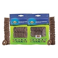 PetSafe Treat Rings for Busy Buddy Dog Toys - Easy to Digest - Interactive Toy Refills for Aggressive Chewers - Stimulating Puppy Supplies - Eases Stress - 60 Rings - Size A -