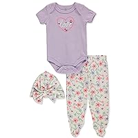 Duck Duck Goose Baby Girls' 3-Piece Pants Set Outfit