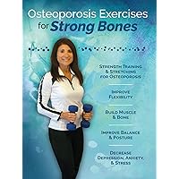Osteoporosis Exercises for Healthy Stronger Bones, Quick and Easy Workouts for Seniors to Prevent Bone Density Loss, Created by two time award winning trainer of the year recipient Carol Michaels MBA Osteoporosis Exercises for Healthy Stronger Bones, Quick and Easy Workouts for Seniors to Prevent Bone Density Loss, Created by two time award winning trainer of the year recipient Carol Michaels MBA DVD