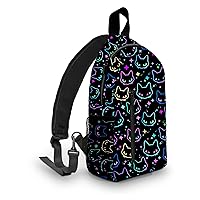 Sling Bag Women Multifunction Sling Backpack Waterprooof with Adjustable Strap Crossbody Bag Travel Hiking