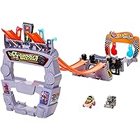 Hot Wheels Star Wars RacerVerse Toy Car Track Set & 2 Die-Cast Racers Inspired by Star Wars: Grogu and The Mandalorian
