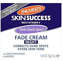 Palmer's Skin Success Anti-Dark Spot Nighttime Fade Cream with Retinol & Niacinamide, Dark Spot Corrector for Face, Night Moisturizer Helps Reduce Dark Spots, Fine Lines & Wrinkles, 2.7 Ounce