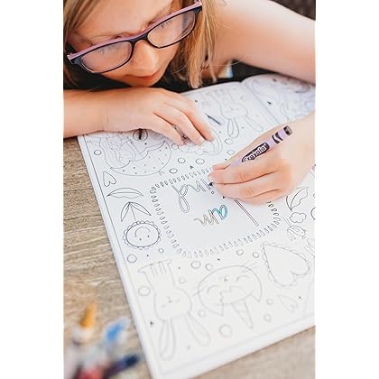 Hopscotch Girls I Am Confident, Brave & Beautiful: Inspirational Coloring Books for Kids - Coloring Books for Kids ages 4-8 - Fun Kids Coloring Books - Coloring Books Girls with 24 Coloring Pages