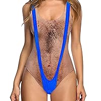 One Piece Swimsuit for Women Bathing Suit Ugly Funny Tummy Control 2024 Summer Athletic Swimwear Monokini Swimsuit Gift