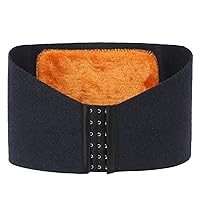 Unisex Warm Cashmere-like Waistband Belt Adjustable Kidney Stomach Waist Protector Lumbar Support