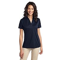 Port Authority Ladies Silk Touch Performance Polo. L540 Navy