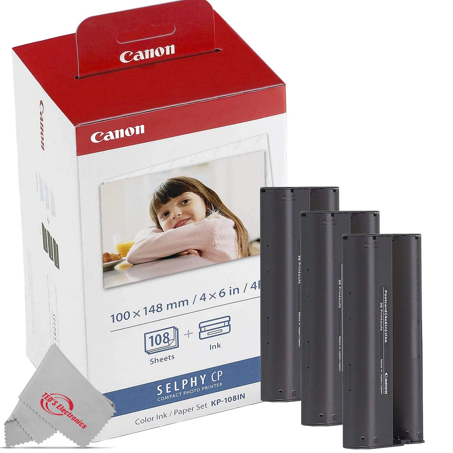 Canon KP-108IN Color Ink/Paper Set