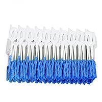 Interdental Slim Brushes 0.7-1.2mm Dental Brushes Between Teeth Gum Flosser Picks Tooth Cleaning Tools for Children and Adult(Blue),160pcs Interdental Brush, 160pcs Interdental Brush, Interdenta