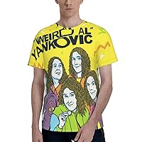 Weird Al Yankovic T Shirt Mens Cool Tee Summer Exercise O-Neck Short Sleeves Tops