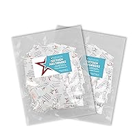 300cc Oxygen Absorber Packs - Food Grade - Non-Toxic - Food Preservation - Long-Term Food Storage Guide Included - 100 Pack