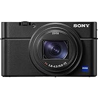RX100 VI 20.1 MP Premium Compact Digital Camera w/ 1-inch sensor, 24-200mm ZEISS zoom lens and pop-up OLED EVF