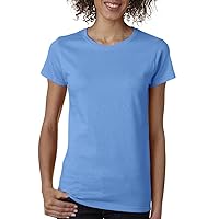 Gildan Womens Heavy Cotton 5.3 oz. Missy Fit T-Shirt(G500L)-Carolina Blue-L
