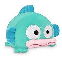 TeeTurtle - The Officially Licensed Original Sanrio Reversible Plushie - Hangyodon Plushie - Cute Sensory Fidget Stuffed Animals That Show Your Mood