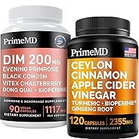 Ceylon Cinnamon (1pk) and Menopause Support (1pk) Supplement Bundle - Potent Vitamins for Heart, Metabolism, Hormone, and Immune Support - Non-GMO, Vegan, Gluten-Free