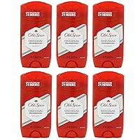 Old Spice Deodorant 3 Ounce Original Solid (88ml) (6 Pack)